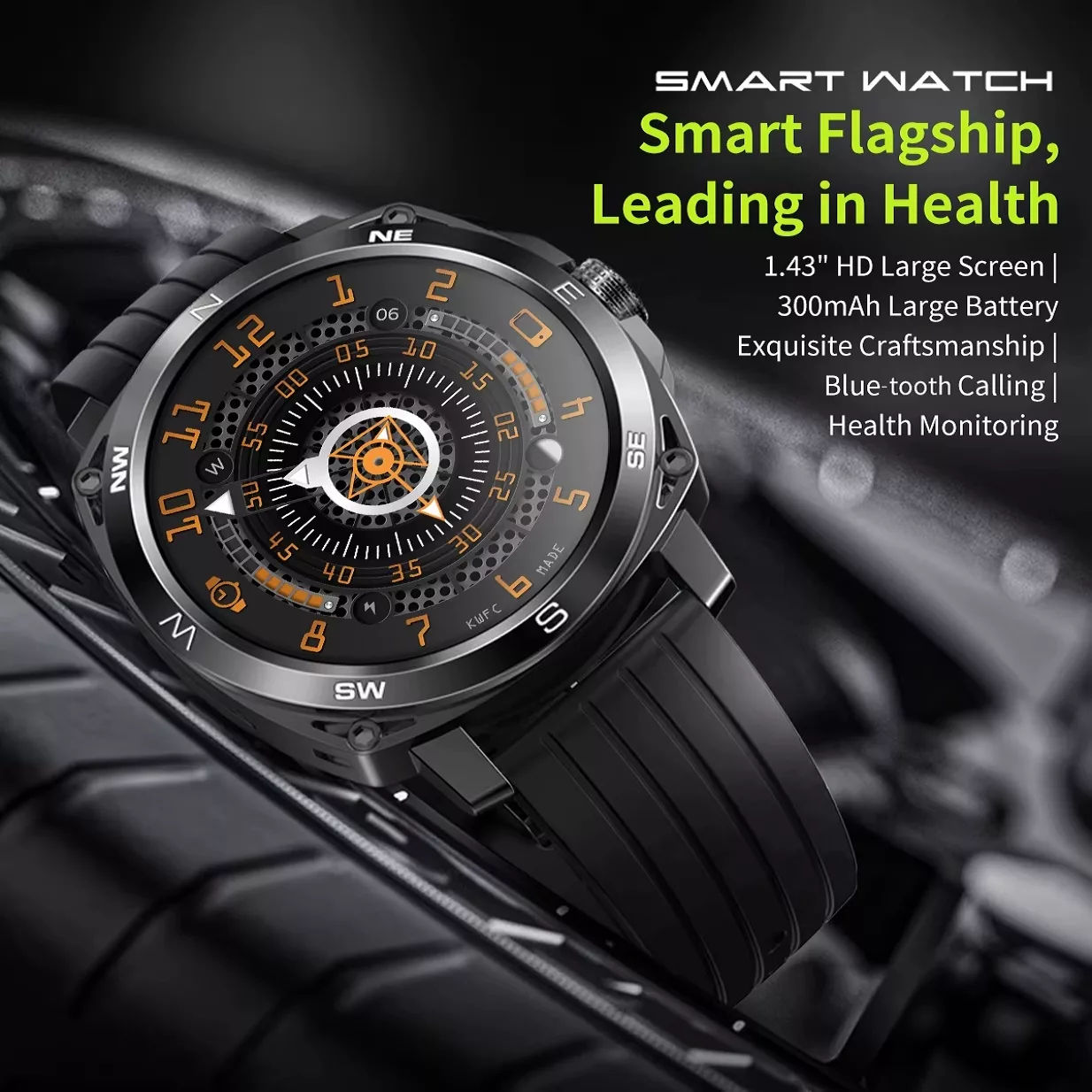 ساعت هوشمند مدل Touch Screen APP Control SDK available دارای قابلیت های صفحه نمایش لمسی، کنترل موسیقی (Music Player)، کنترل سطح اکسیژن خون، قابلیت مکالمه از طریق بلوتوث، قابلیت تغییر طرح تم بند استیل