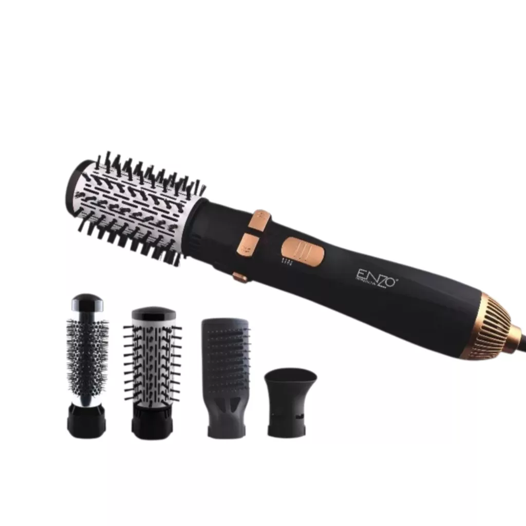 سشوار برسدار چرخشی 1200 وات انزو پروفیشینال مدل EN-746K 5in1+