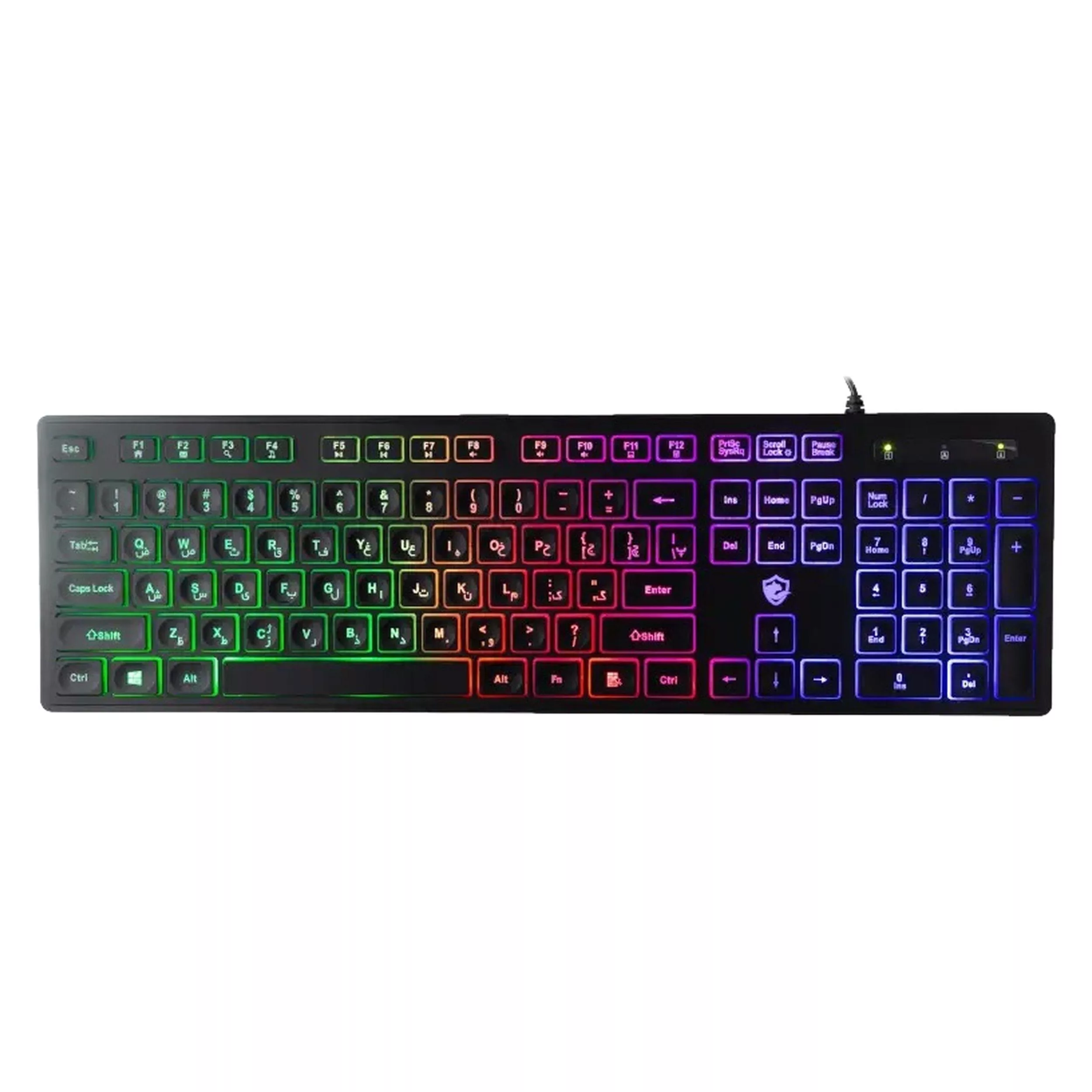 کیبورد گیمینگ بیاند مدل BGK-2010 سوئیچ ممبران، Full-Size، نورپردازی RGB