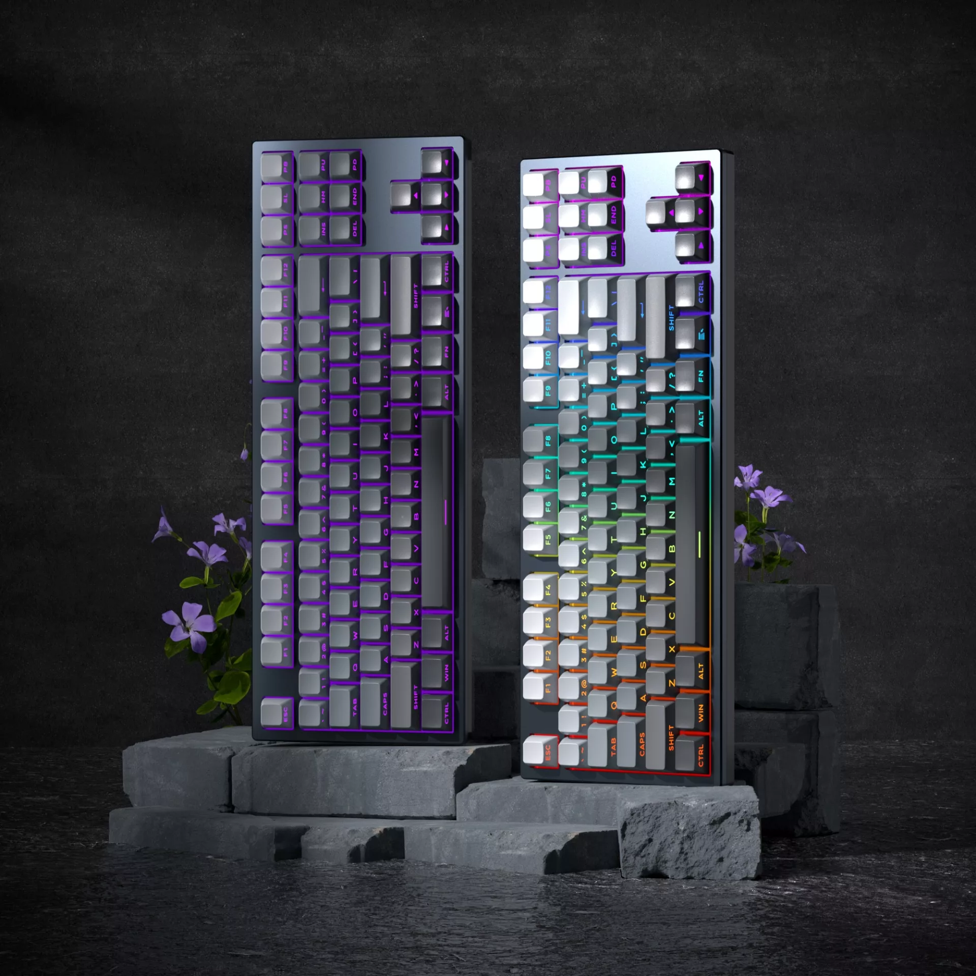 کیبورد مخصوص بازی میجگی مدل Captain87 DawnSide (Magnetic Switch)