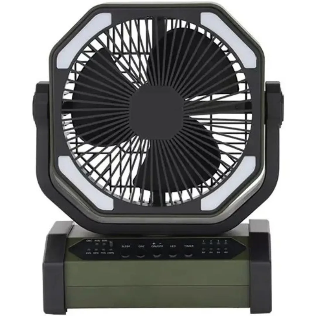 پنکه شارژی جی پاس مدل gf21220 ظرفیت 10000 میلی آمپر ساعت