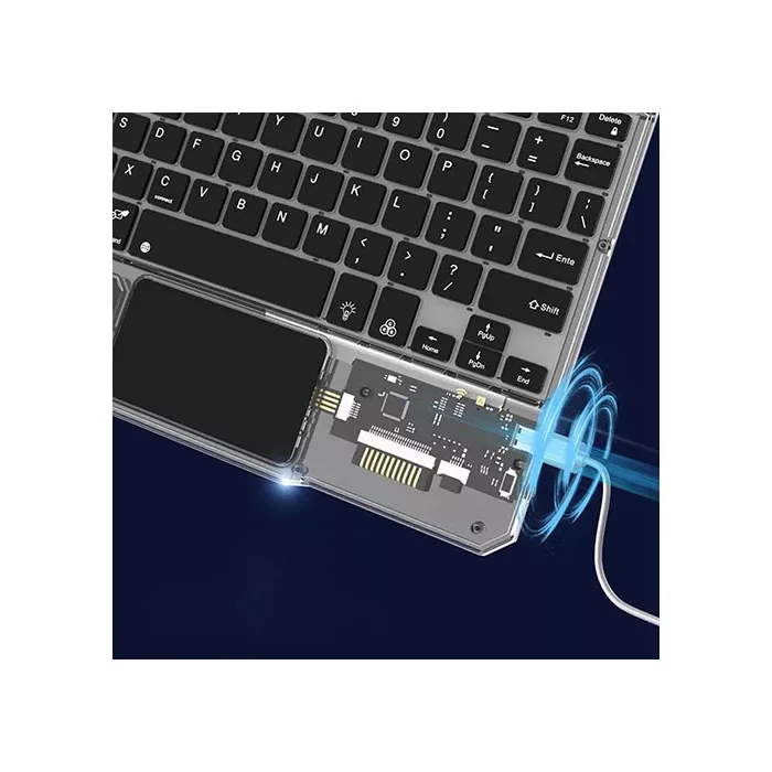 کیبورد و ماوس بی سیم گرین لاین مدل Transparent Duo