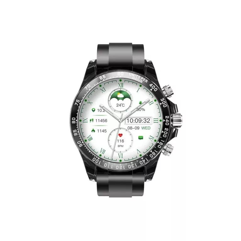 ساعت هوشمند 1.43 اینچی پرودو مدل RAYTONA با بند فلزی و سیلیکونی