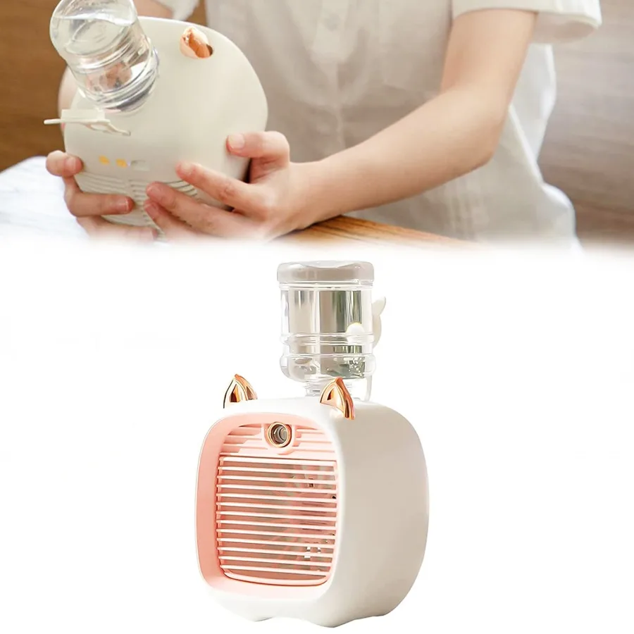 پنکه شارژی مدل KJ-8802 ظرفیت 1200 میلی آمپر ساعت