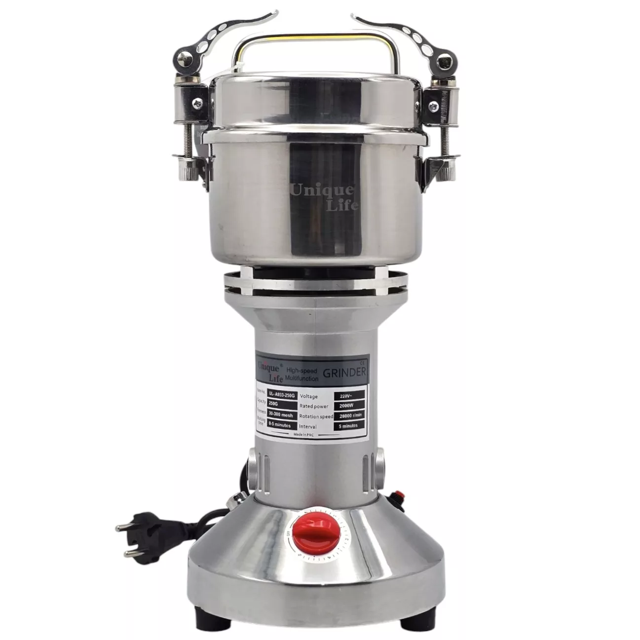 آسیاب صنعتی یونیک لایف مدل UL-A933-250G