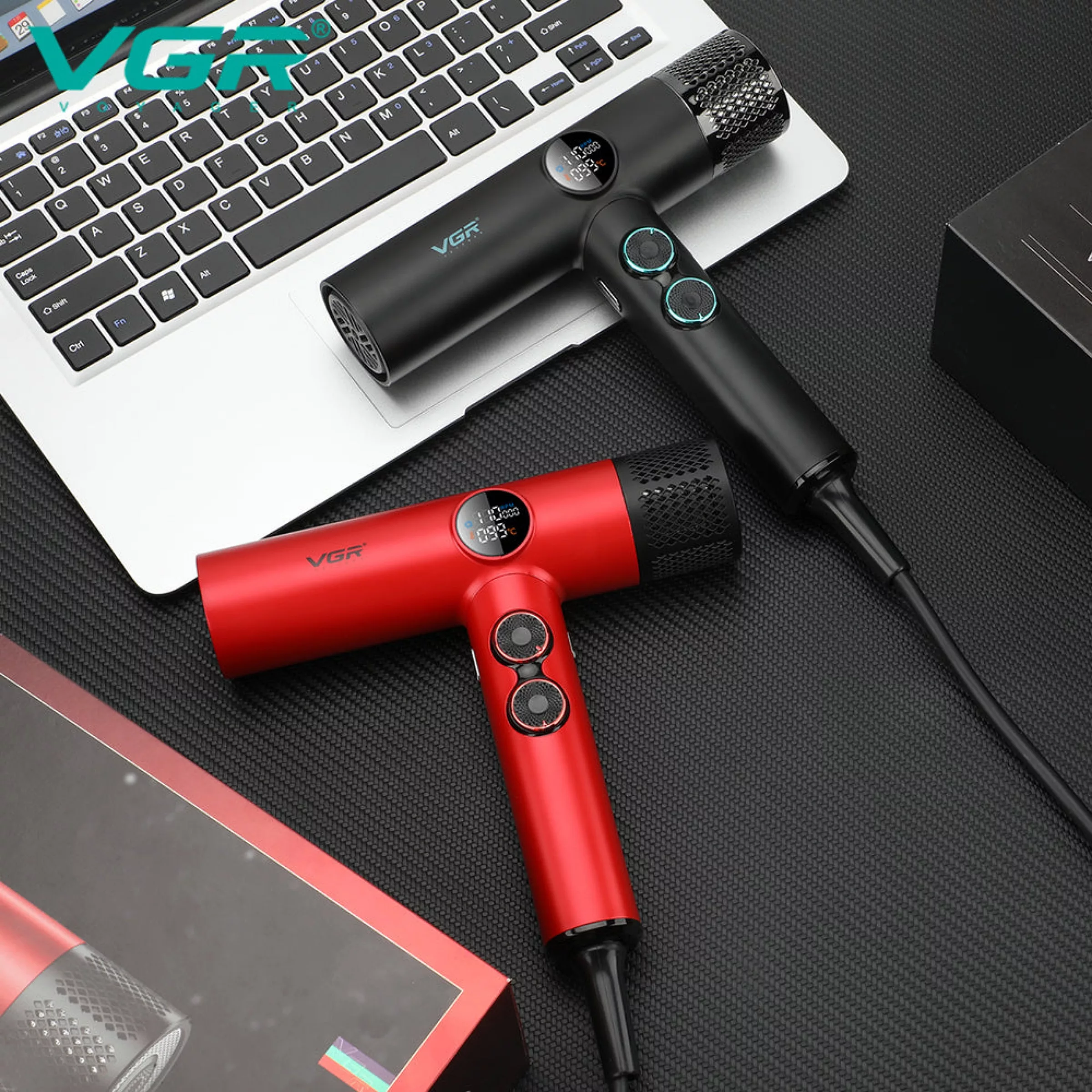 سشوار حرفه‌ای وی جی ار مدل v-401