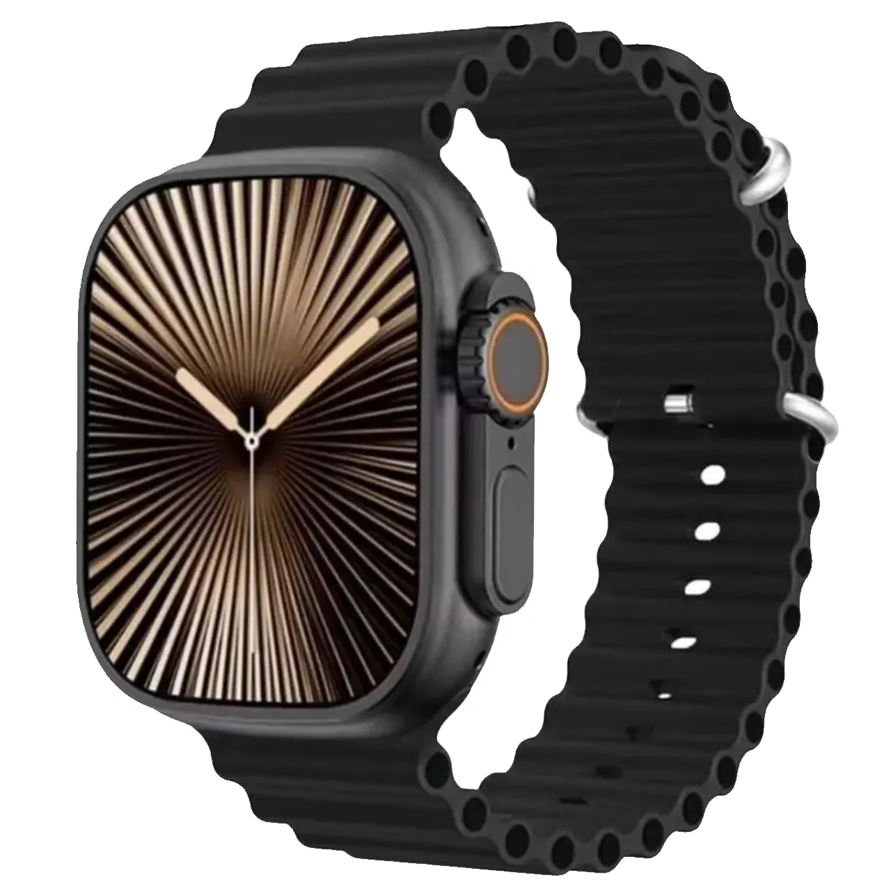 ساعت هوشمند 49 میلیمتری میکروویر مدل WU3-V4 با بند سیلیکونی