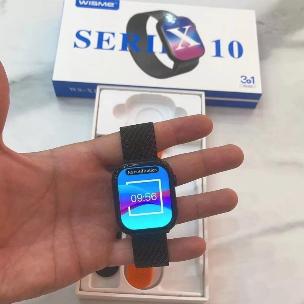 ساعت هوشمند برند ویسمی مدل WS-X13 دارای قابلیت های کنترل موسیقی، شمارنده ضربان قلب، گام شمار، مکالمه از طریق بلوتوث، پشتیبانی از زبان فارسی، قابلیت تغییر طرح ساعت یا تم ، بند سیلیکونی