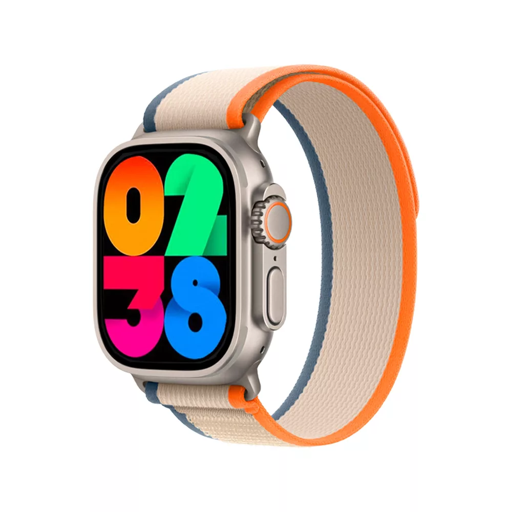 ساعت هوشمند ونتوس مدل PRO ULTRA 2 دارای قابلیت‌های صفحه نمایش رنگی و لمسی، کنترل موسیقی با بند پارچه ای