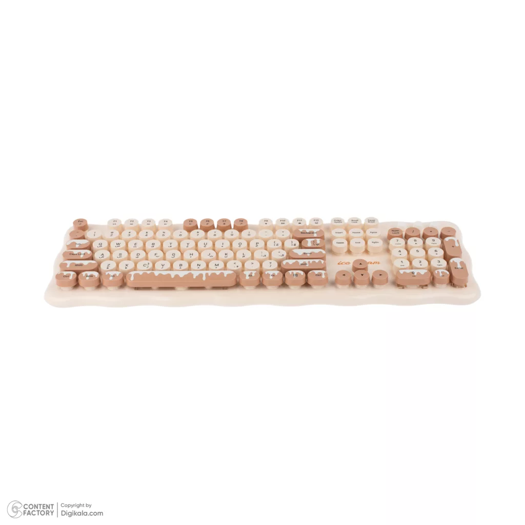 کیبورد و ماوس مافی مدل Ice Cream