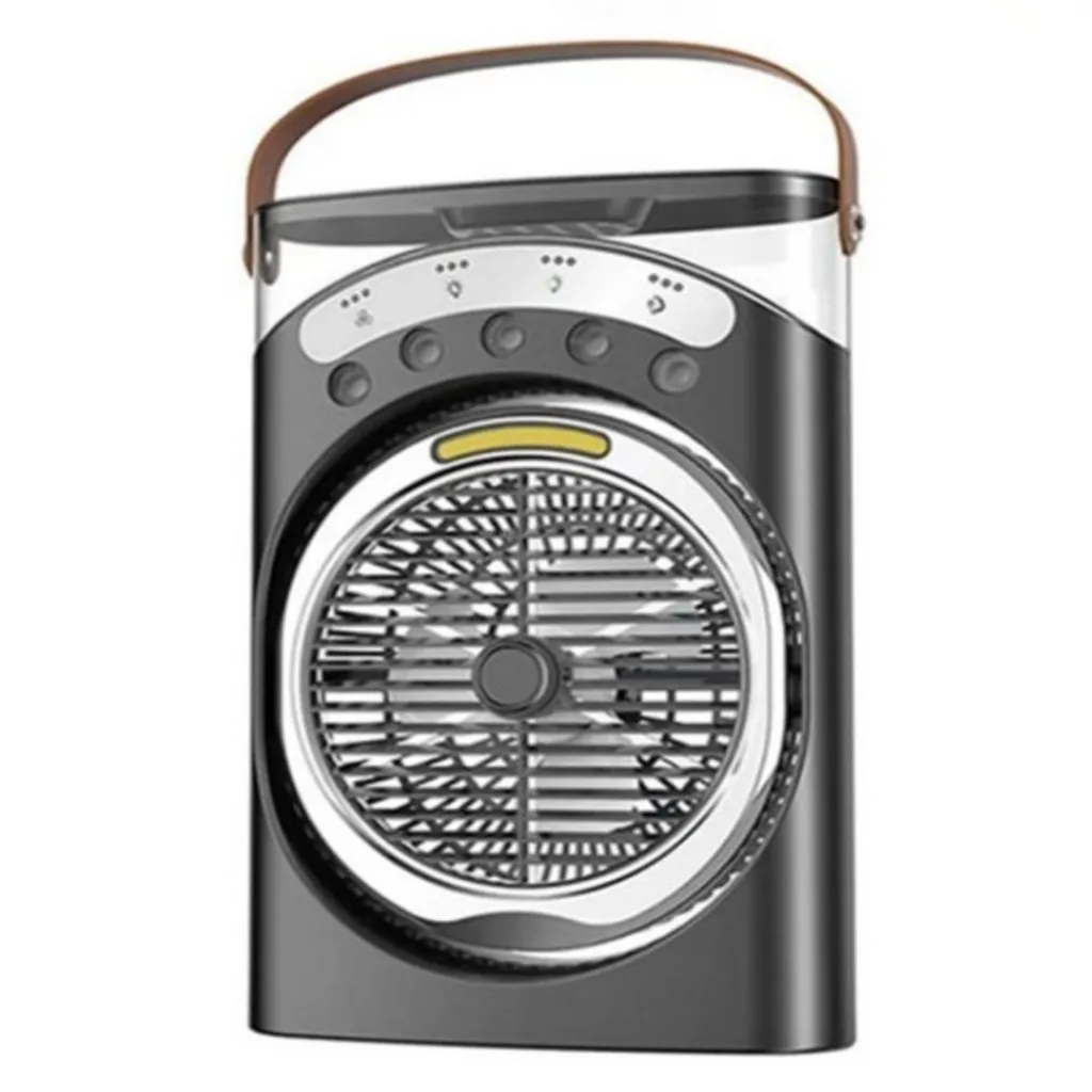 پنکه شارژی مدل مه پاش LED دار YT M 2052 ظرفیت 3600 میلی آمپر ساعت