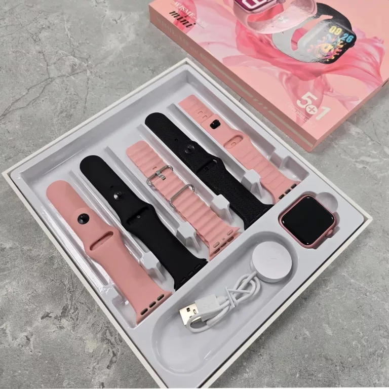 ساعت هوشمند 38 میلیمتری ویسمی مدل X50 MINI با بند سیلیکونی