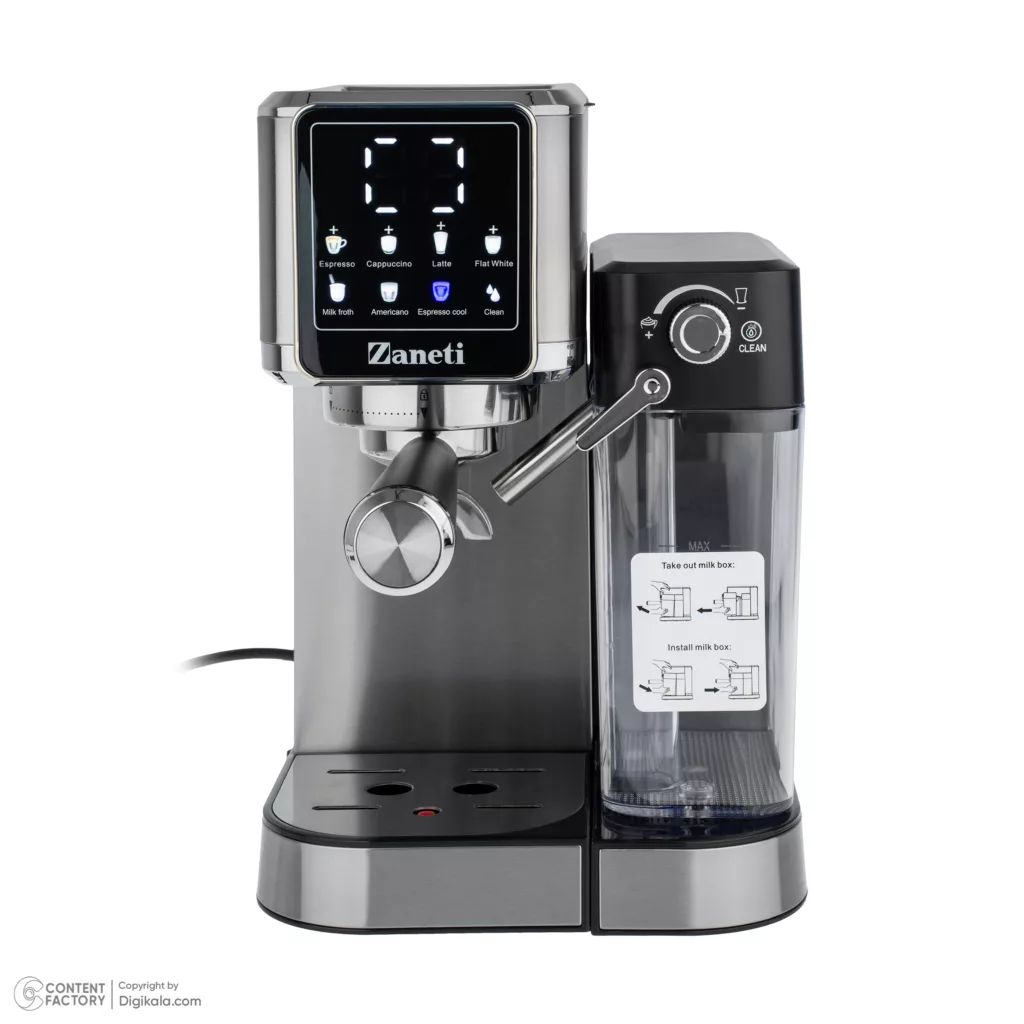 اسپرسو ساز 1000 میلی‌لیتر زانتی مدل ZZCF-20UT12EMSA