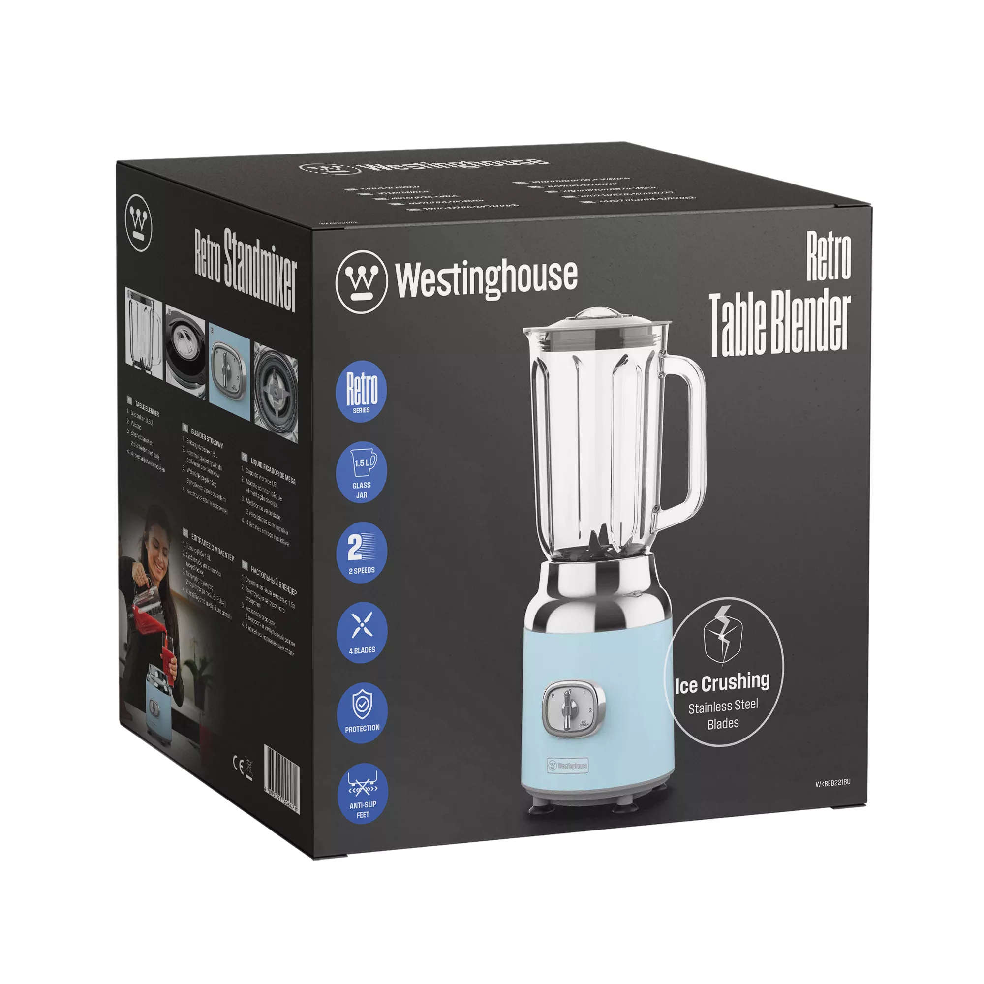 مخلوط کن 1.5 لیتری وستینگ‌هاوس مدل  WKBEB221