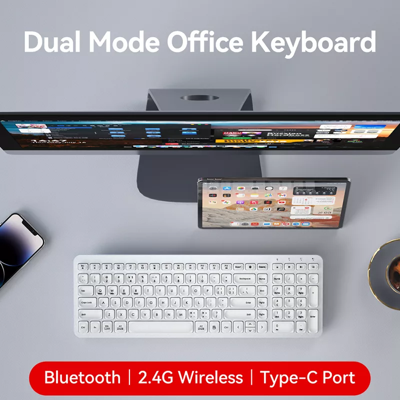 کیبورد بی سیم بی او دبلیو مدل K670D