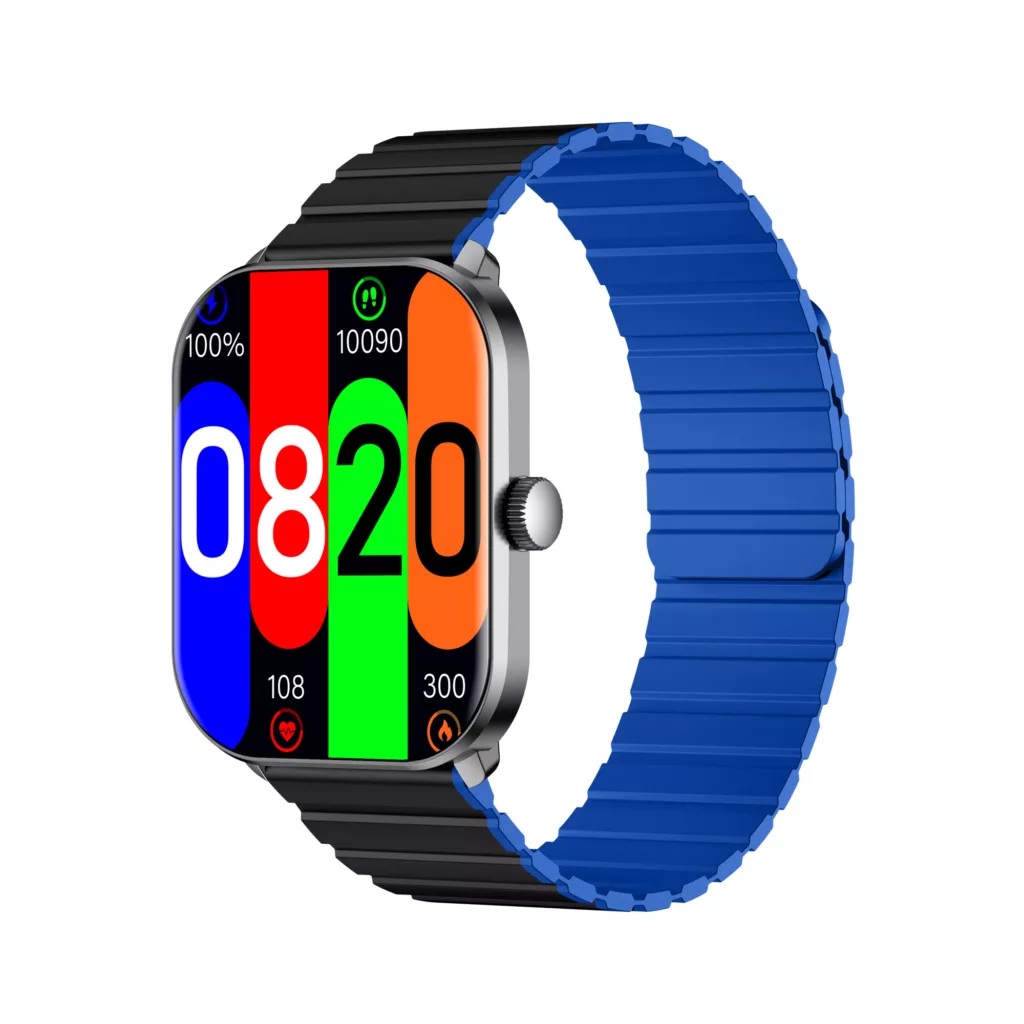 ساعت هوشمند گلوریمی مدل GS1 Pro 2024 دارای قابلیت های صفحه نمایش رنگی، صفحه نمایش لمسی، کنترل موسیقی (Music Player)، کنترل سطح اکسیژن خون، قابلیت مکالمه مستقیم، قابلیت مکالمه از طریق بلوتوث، پشتیبانی از زبان فارسی در منو و سیستم‌عامل بند سیلیکون