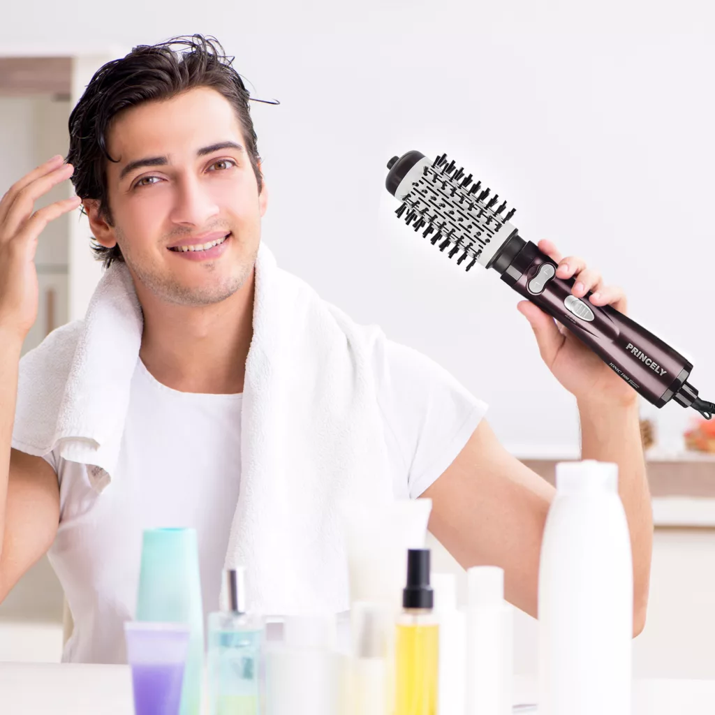 سشوار برس‌دار چرخشی پرنسلی مدل PR306AT