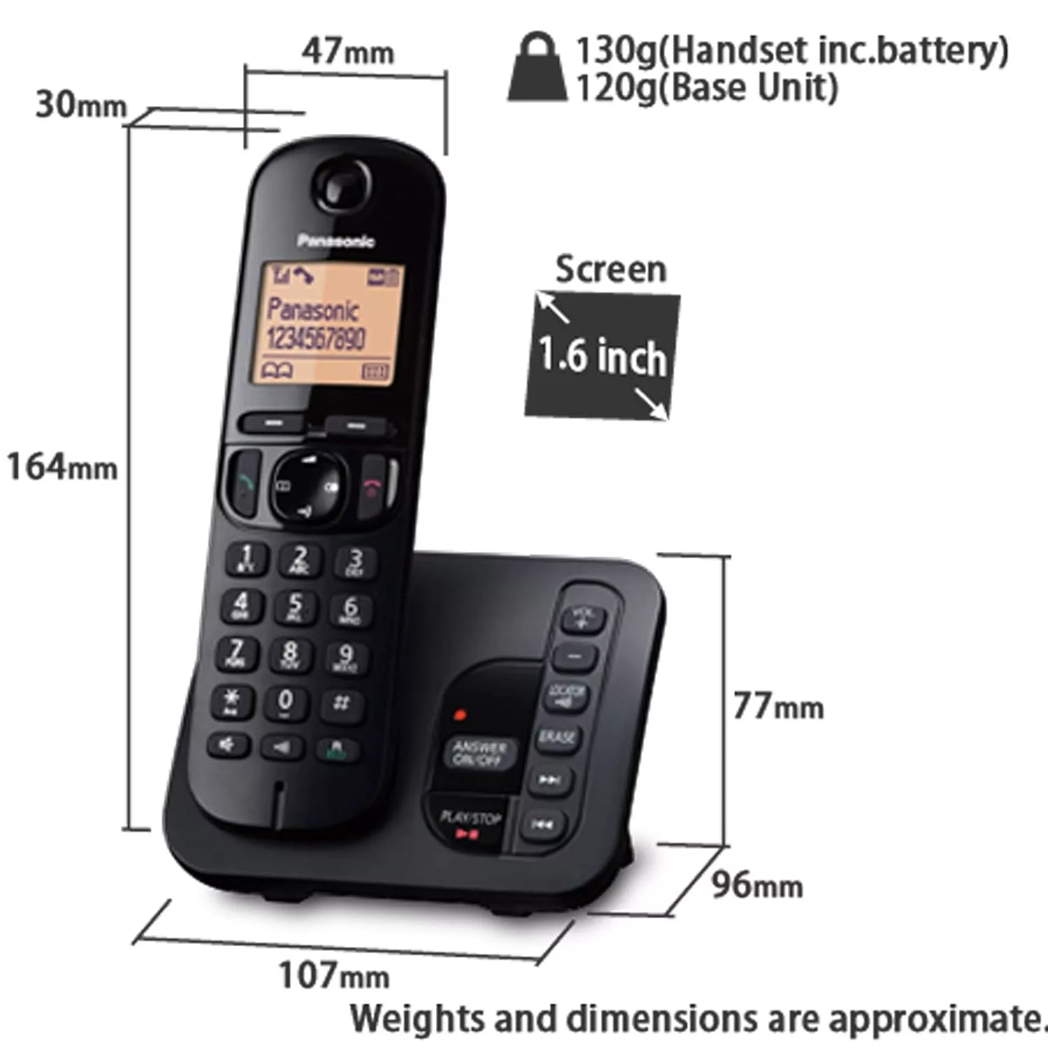 تلفن پاناسونیک مدل KX-TGC220