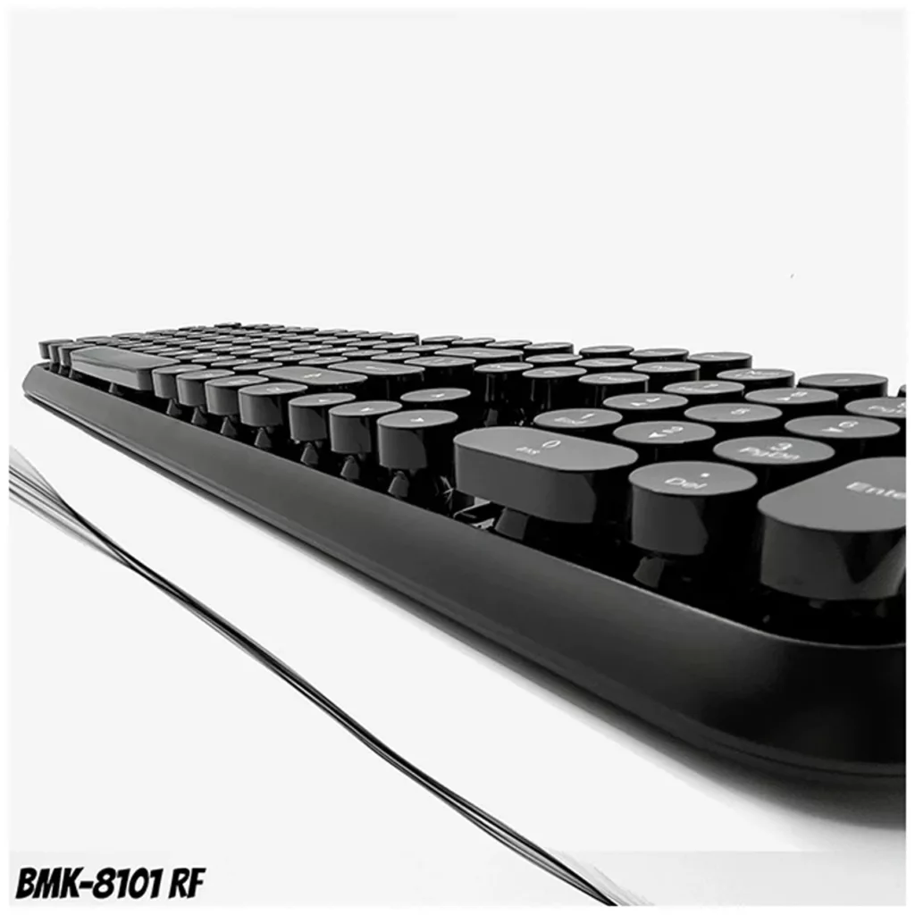 کیبورد و ماوس بی سیم بیاند مدل BMK-8101RF سوئیچ ممبران، Full-Size