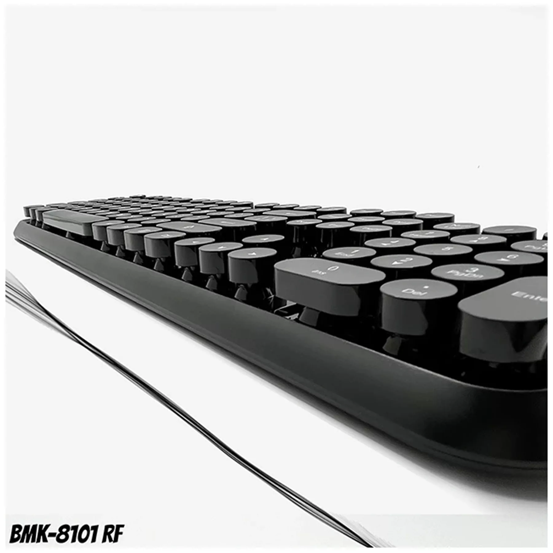 کیبورد و ماوس بی سیم بیاند مدل BMK-8101RF سوئیچ ممبران، Full-Size