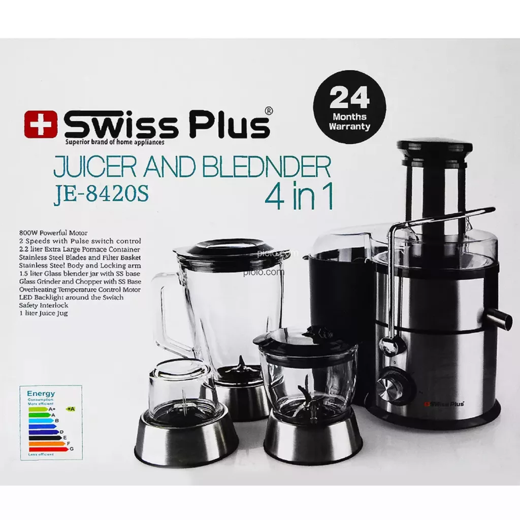 آبمیوه گیری سوئیس پلاس مدل JE-8420S