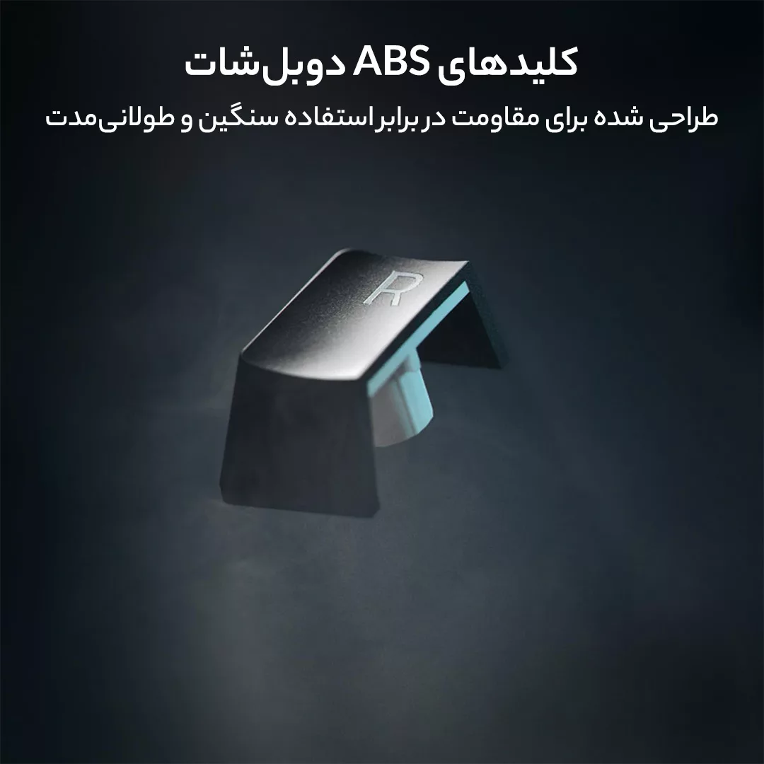 کیبورد مخصوص بازی ریزر مدل BlackWidow V3 Mini HyperSpeed Yellow Switch