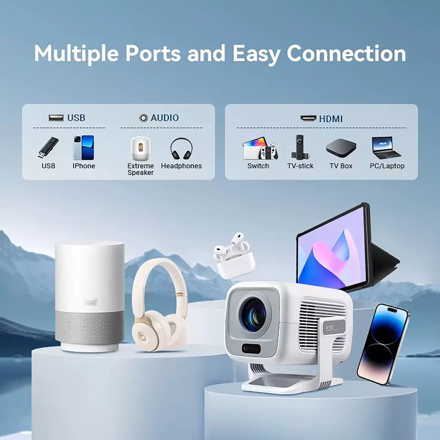 ویدئو پروژکتور فول اچ دی بنیوس مدل BE-VP16