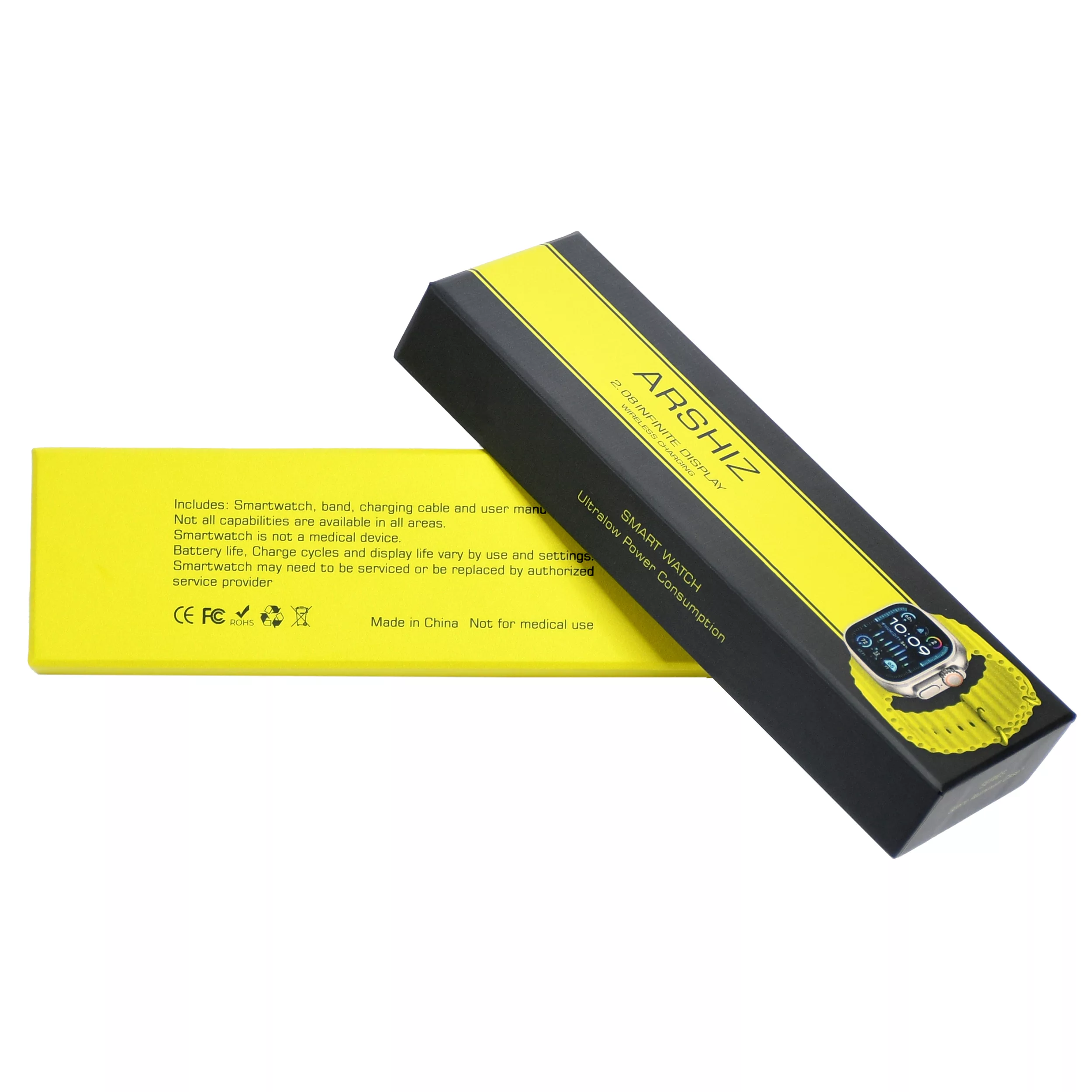 ساعت هوشمند 49 میلیمتری آرشیز مدل AS-45 ultra2 با بند سیلیکونی