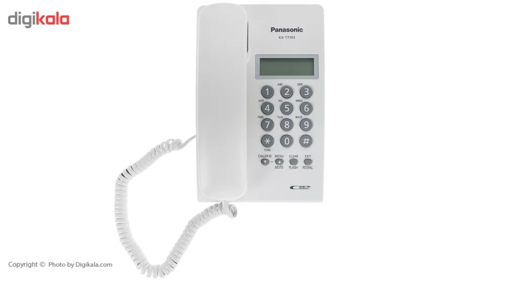 تلفن با سیم پاناسونیک مدل KX-T7703X