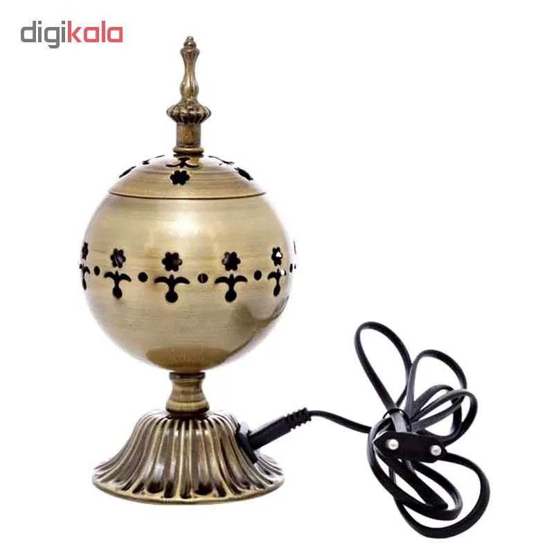 اسپند دود کن برقی مدل yc-026 طلایی کد 1001316