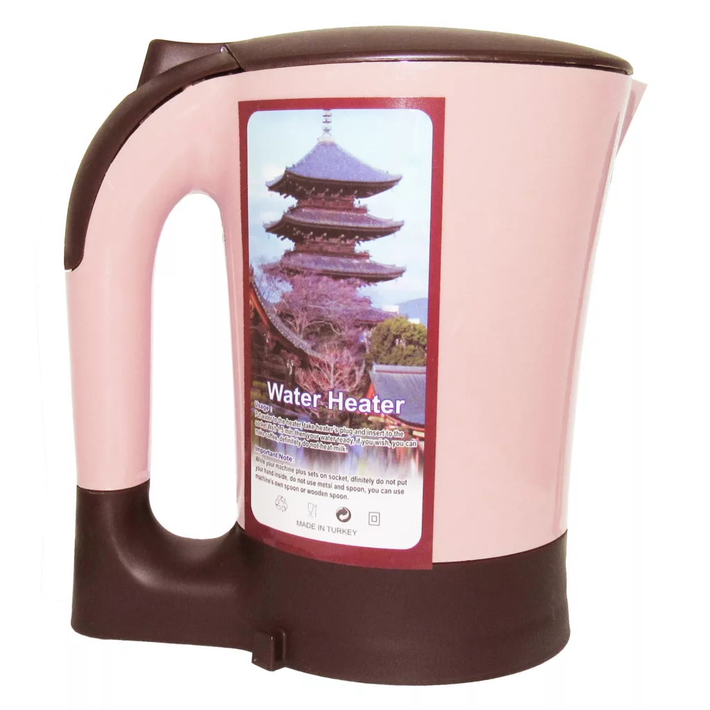 کتری برقی مسافرتی ترکیه ای مدل Water Heater به همراه جا کلیدی برج ایفل