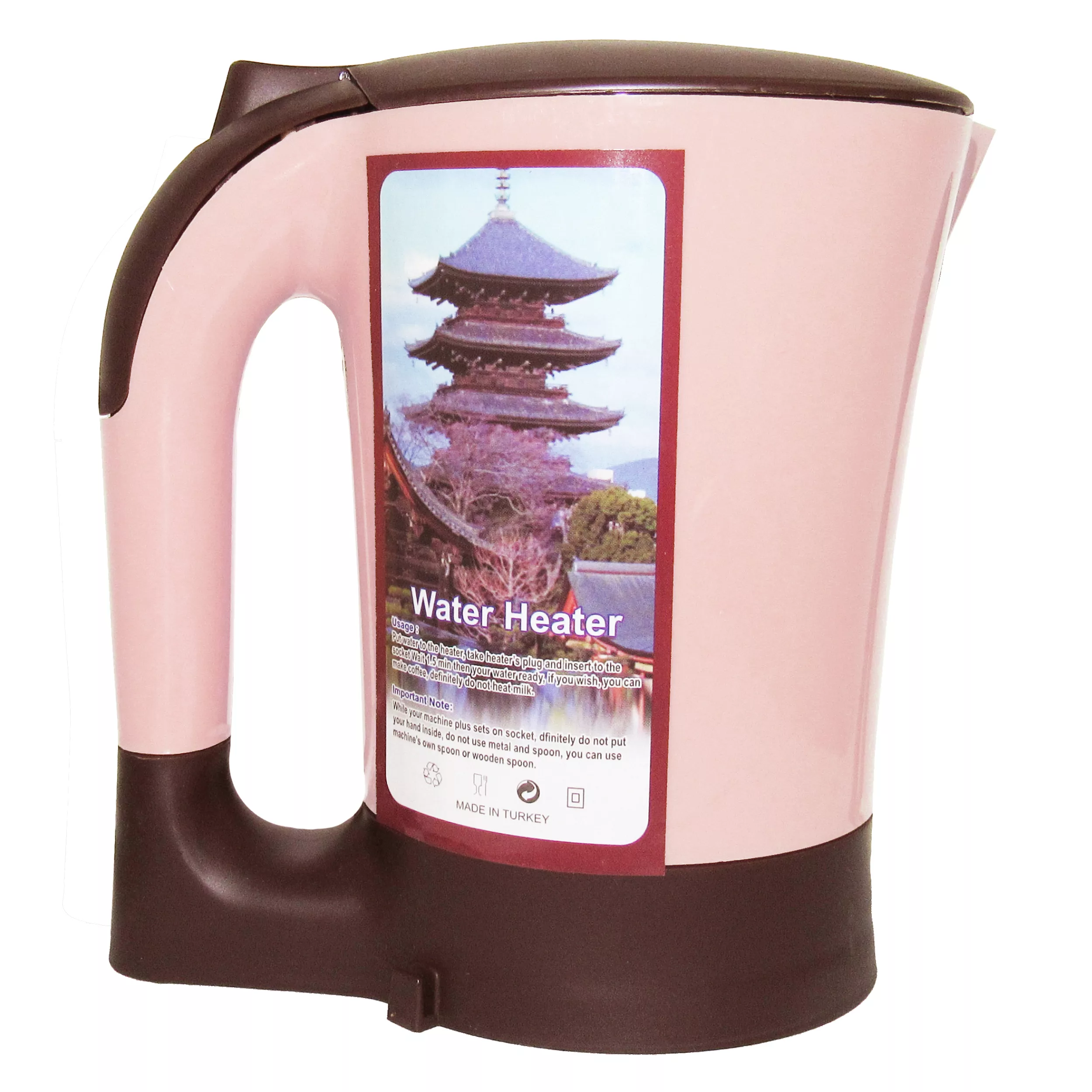 کتری برقی مسافرتی ترکیه ای مدل Water Heater به همراه جا کلیدی برج ایفل