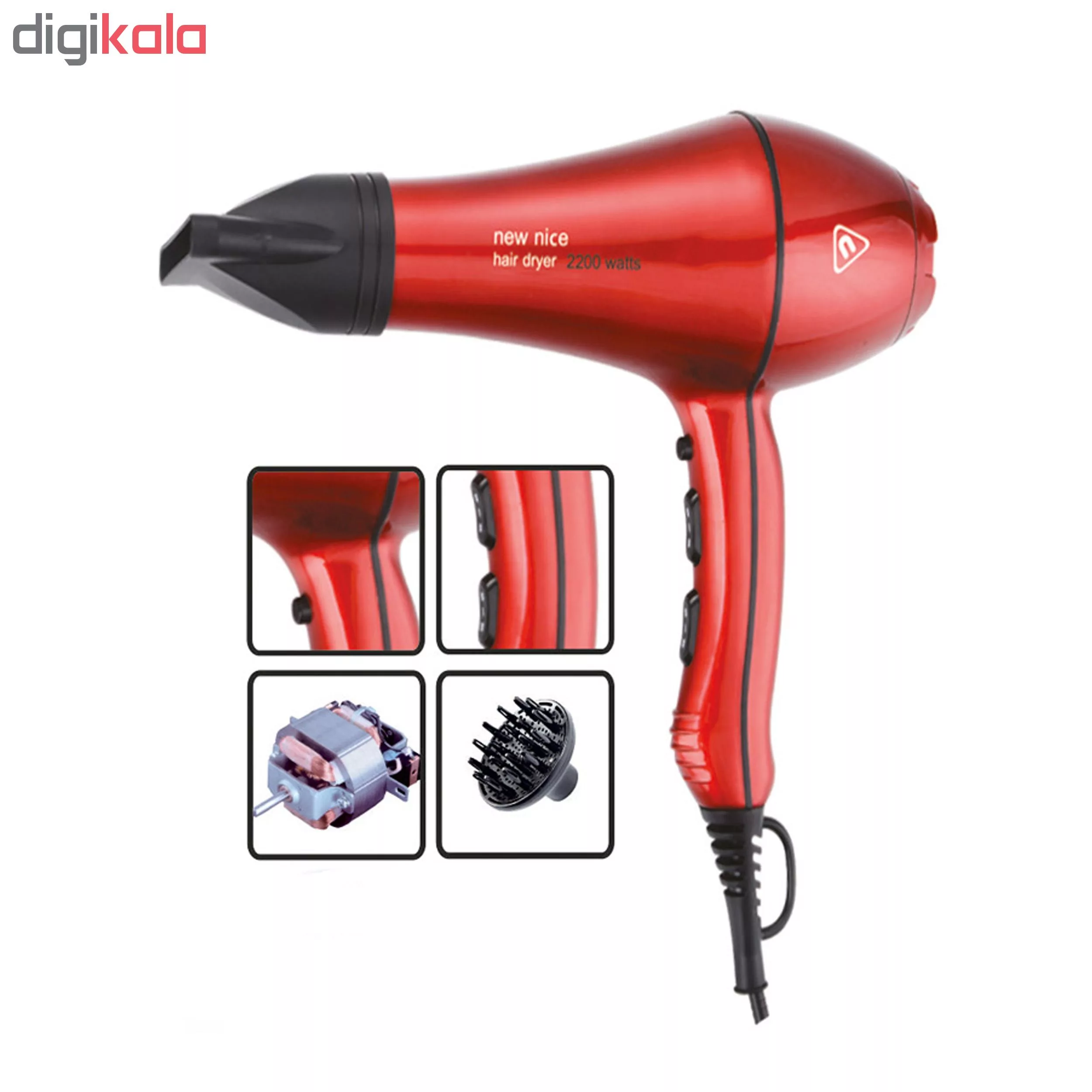 سشوار حرفه ای نیو نایس مدل NW-1023