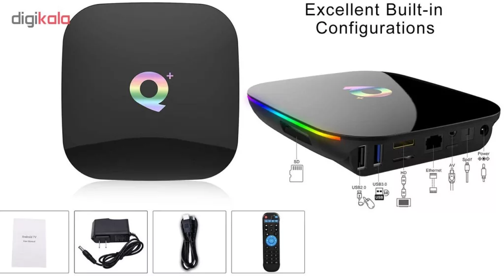 اندروید باکس مدل Q PLUS