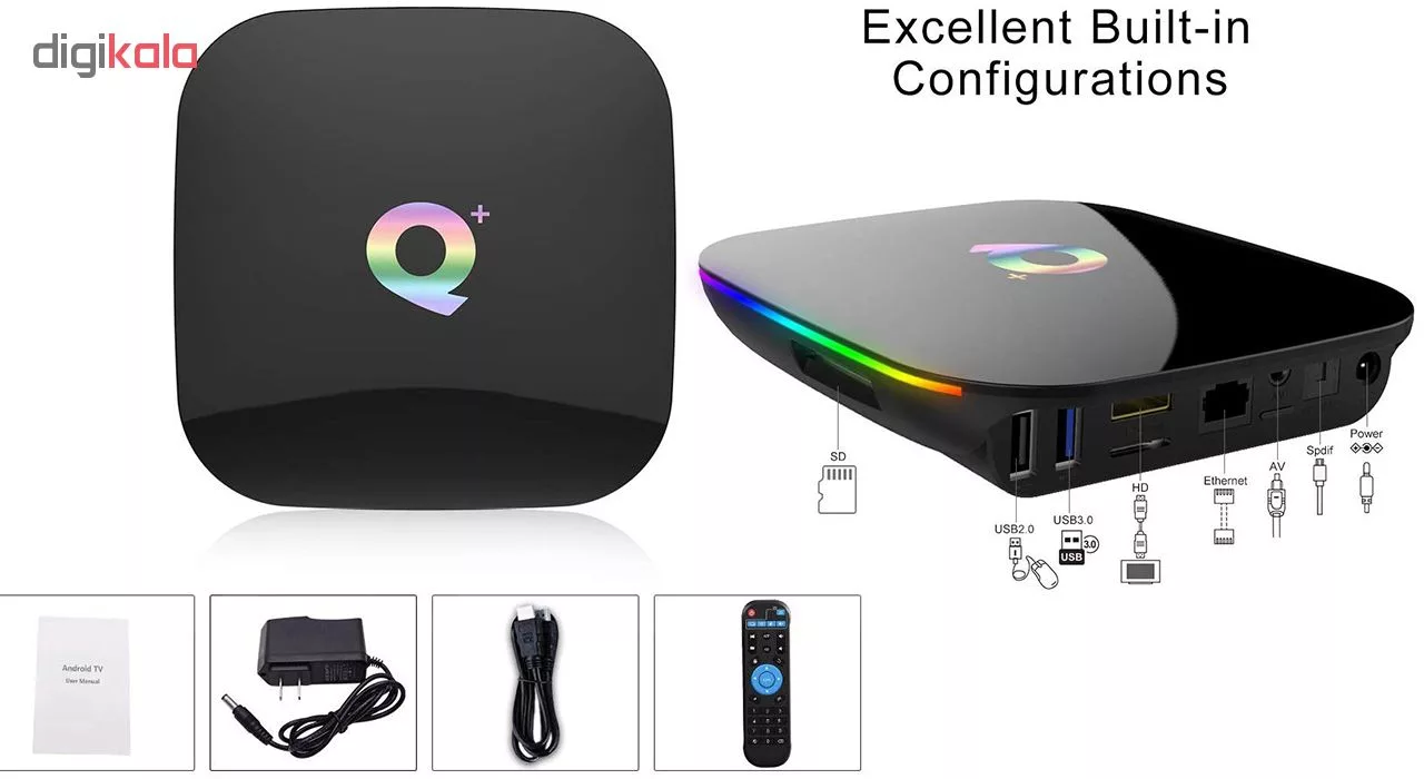 اندروید باکس مدل Q PLUS
