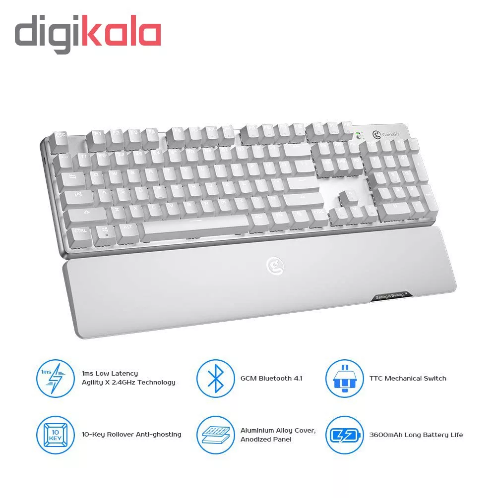 کیبورد بی سیم مخصوص بازی گیمسر مدل GK300