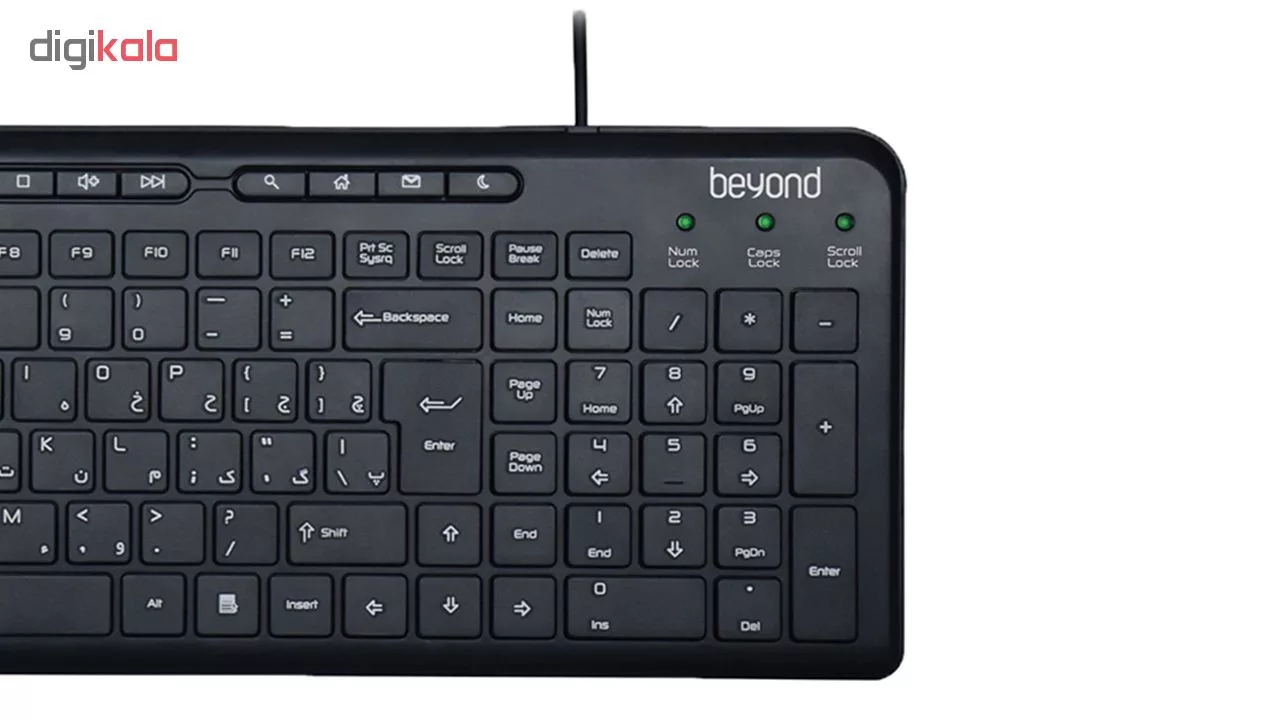 کیبورد بیاند مدل BK-3441 با حروف فارسی