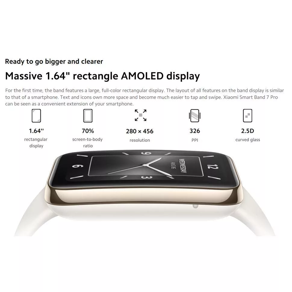 ساعت هوشمند شیائومی مدل MI BAND 7 PRO
