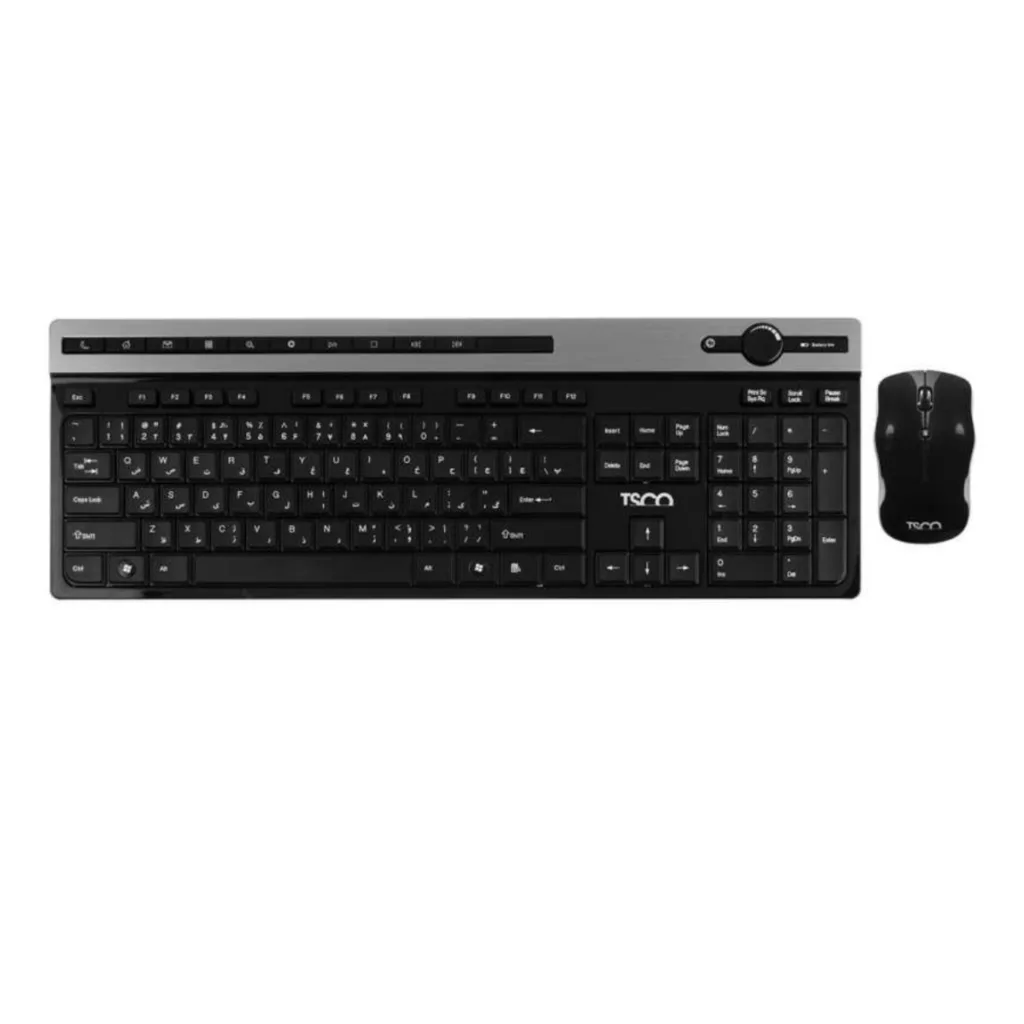 کیبورد و ماوس بی سیم تسکو مدل TKM7106W