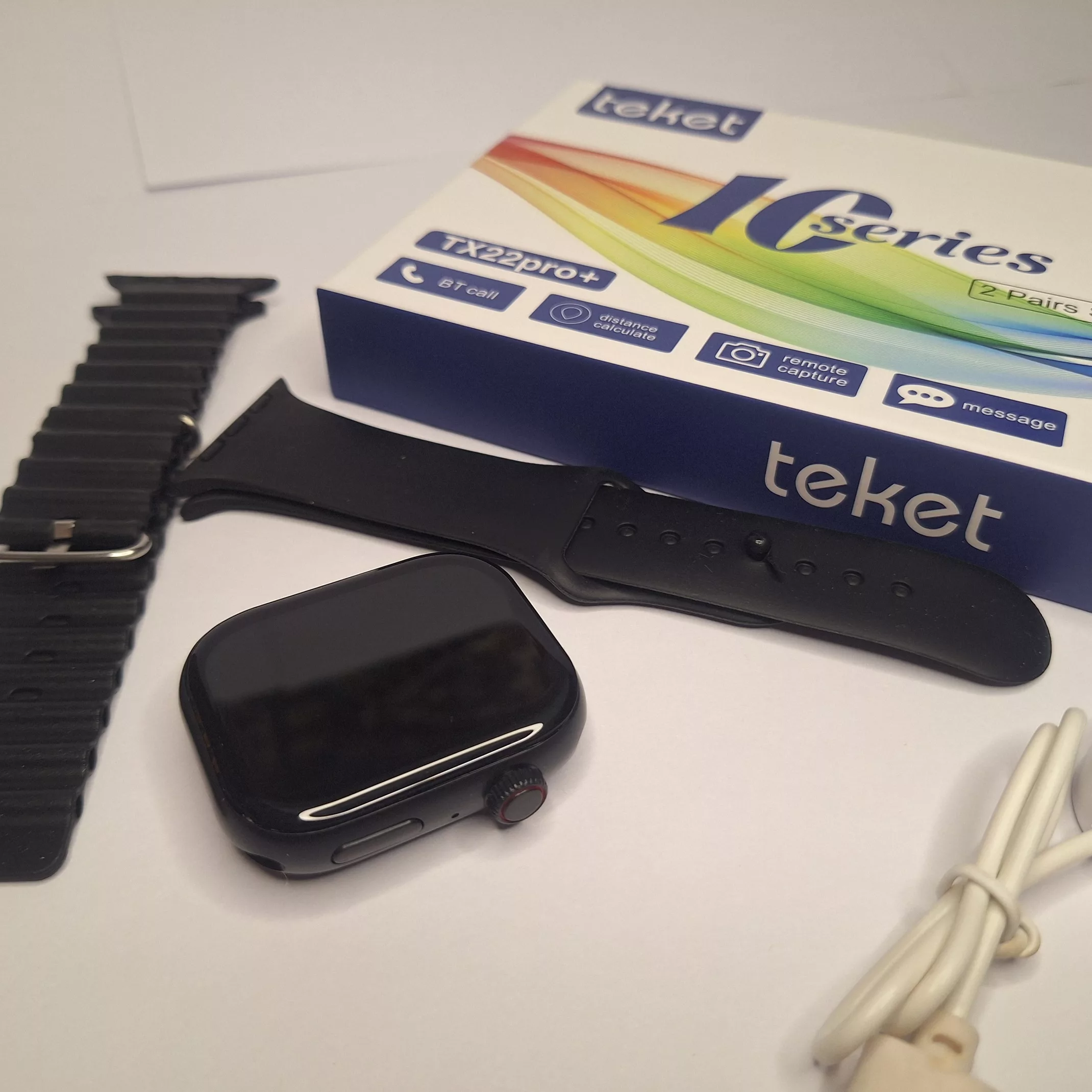 ساعت هوشمند 49 میلیمتری مدل TX22pro با بند سیلیکونی