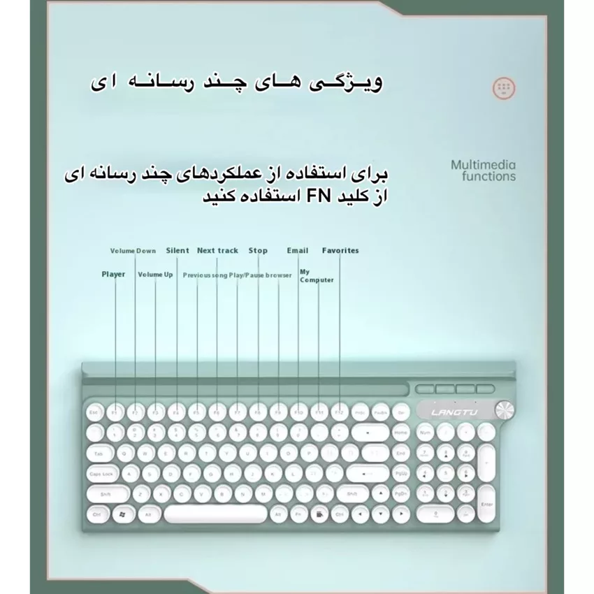 کیبورد و ماوس لانگتو مدل LT500