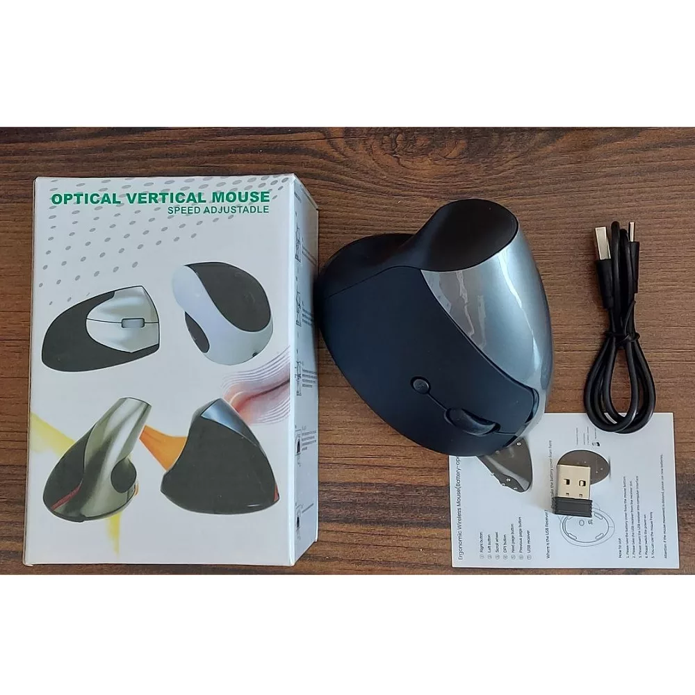 ماوس بی سیم مدل ارگونومیک Optical-VER