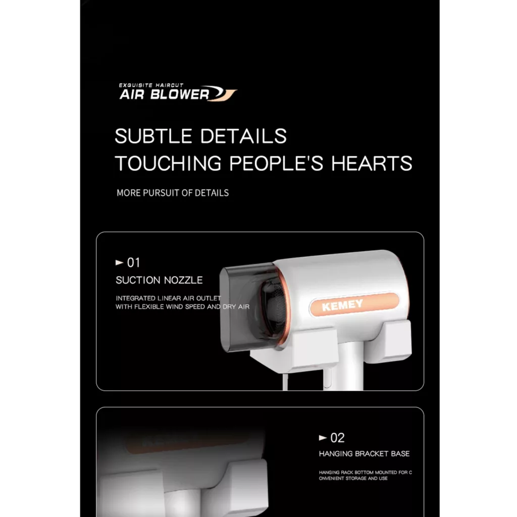 سشوار حرفه ای 2200 وات کیمی مدل km-6873