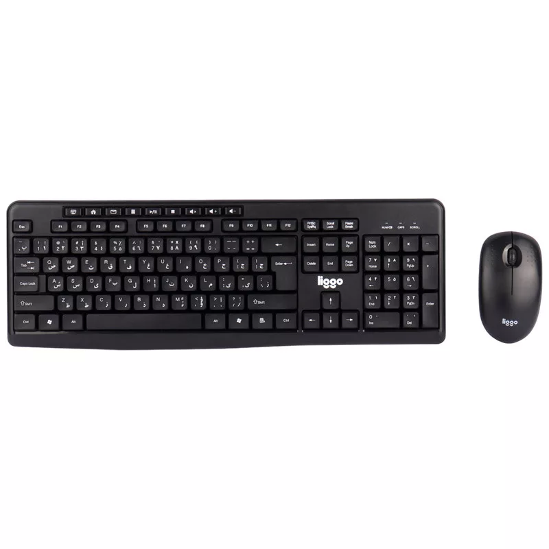 کیبورد و ماوس بی سیم لیگو مدلKW807