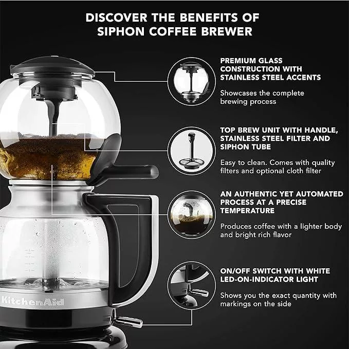 قهوه ساز کیچن اید مدل 5KCM0812BOB