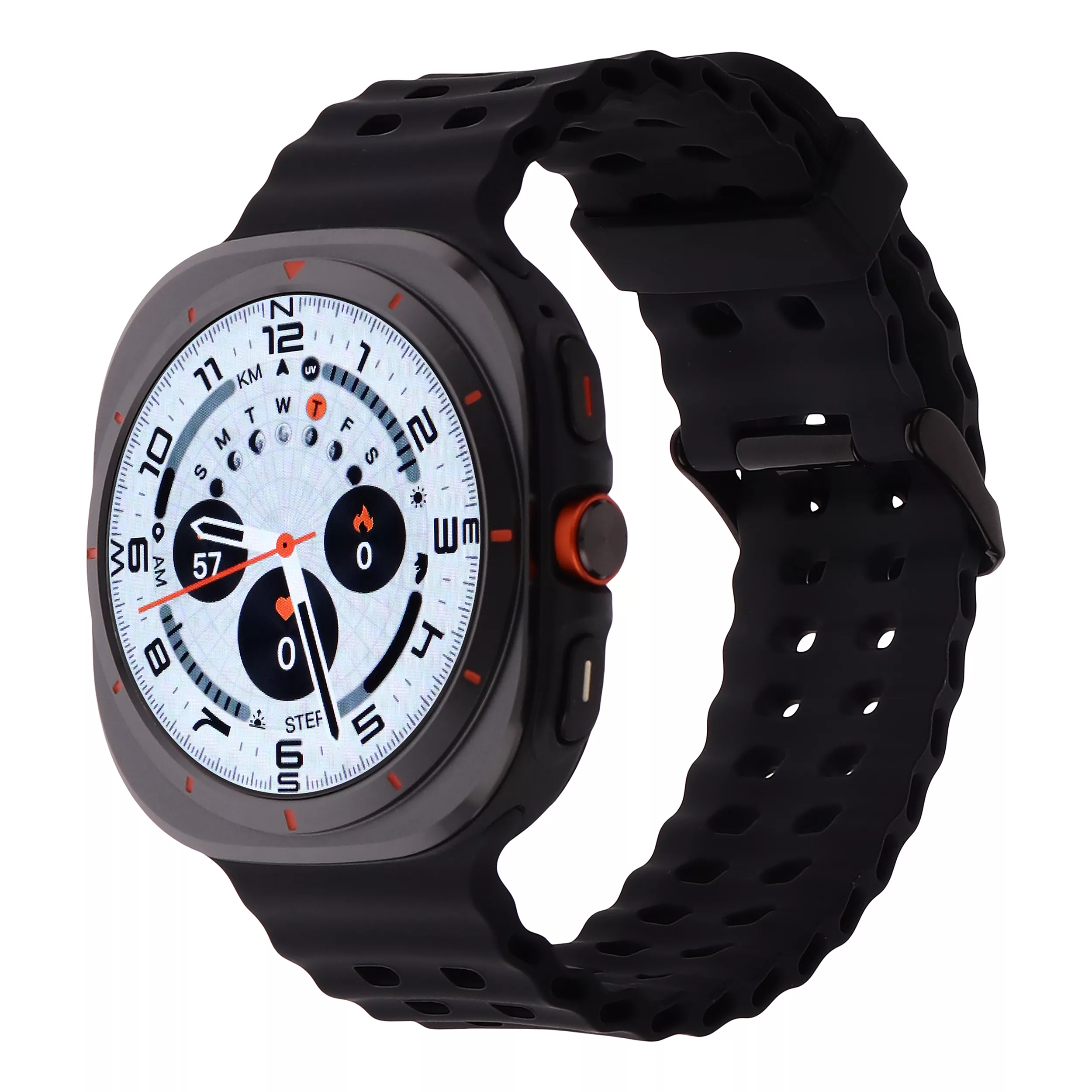 ساعت هوشمند 49 میلی متری مکس پاور مدل Galexy Max بند سیلیکون