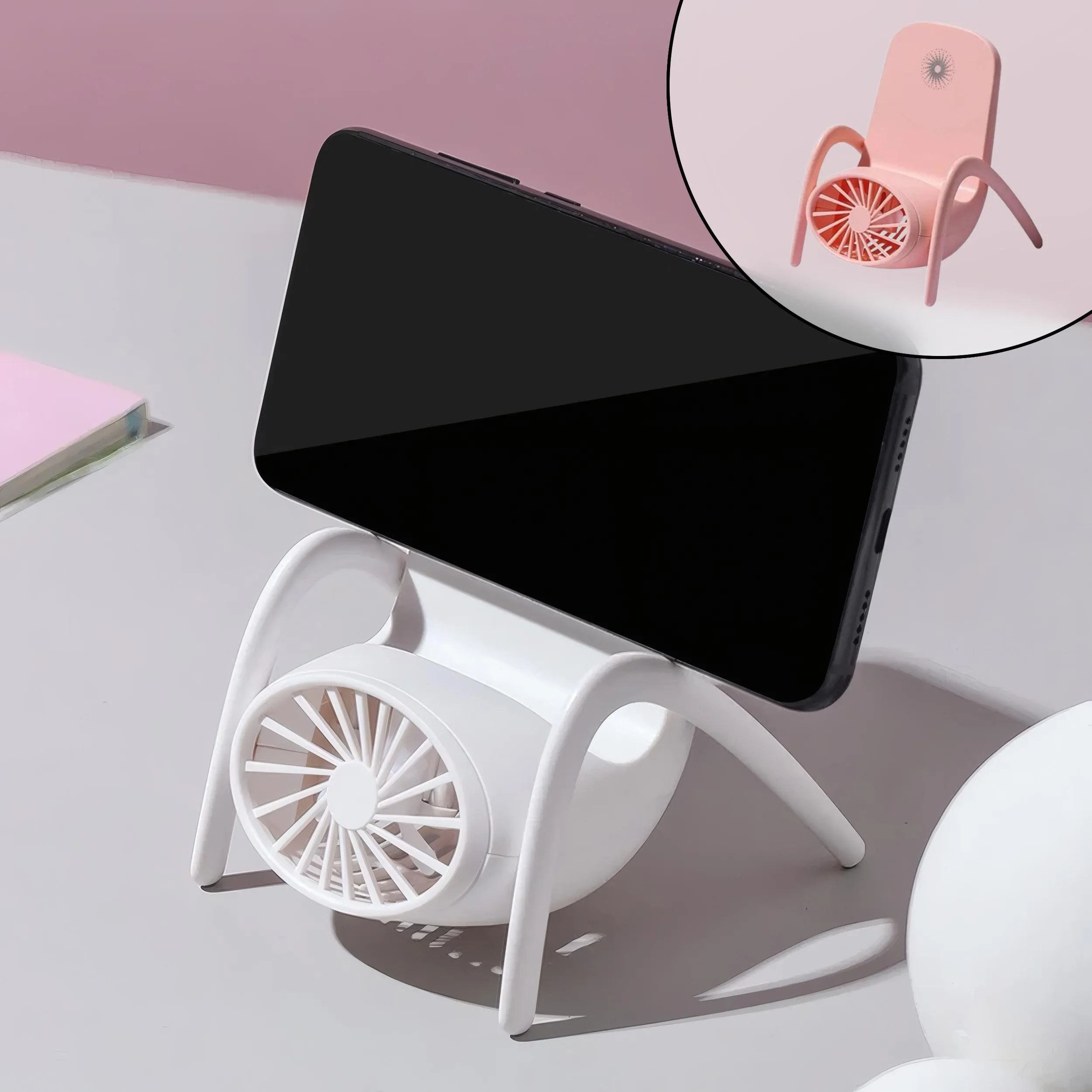 پنکه شارژی طرح صندلی مدل 810