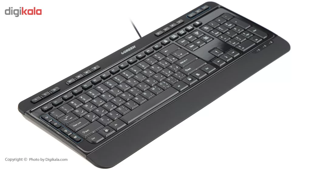 کیبورد گرین مدل GK-502 با حروف فارسی