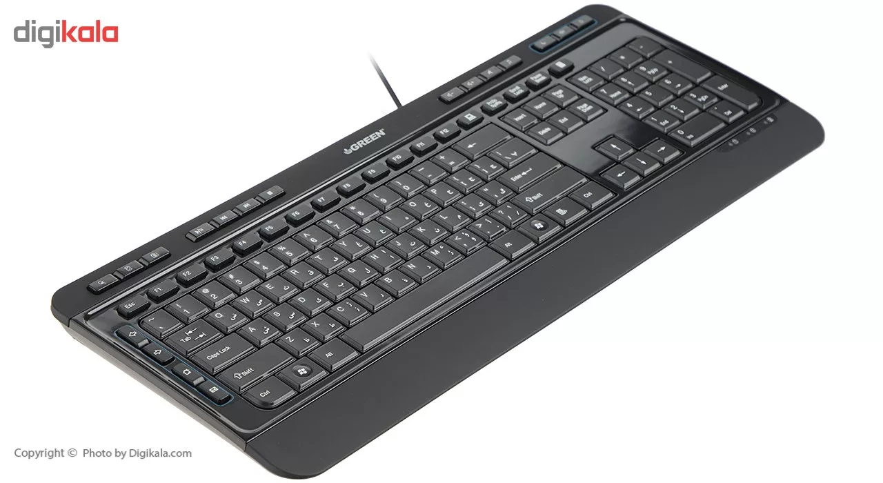 کیبورد گرین مدل GK-502 با حروف فارسی