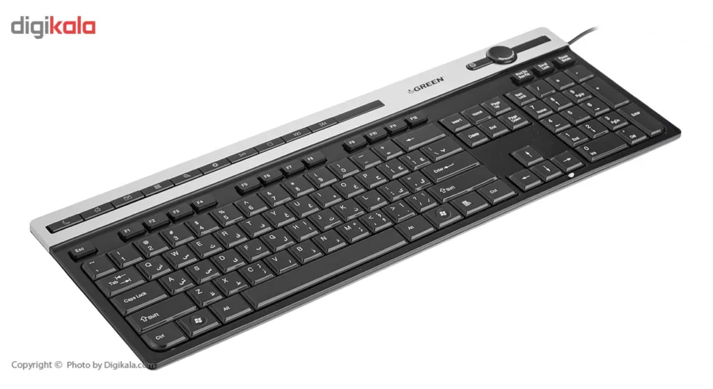 کیبورد گرین مدل GK-503، سوییچ ممبران، Full-Size